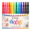 Pilot Frixion Assorted Colours, Erasable Thermo Sensitive Gel Ink, Markers Pack of 12